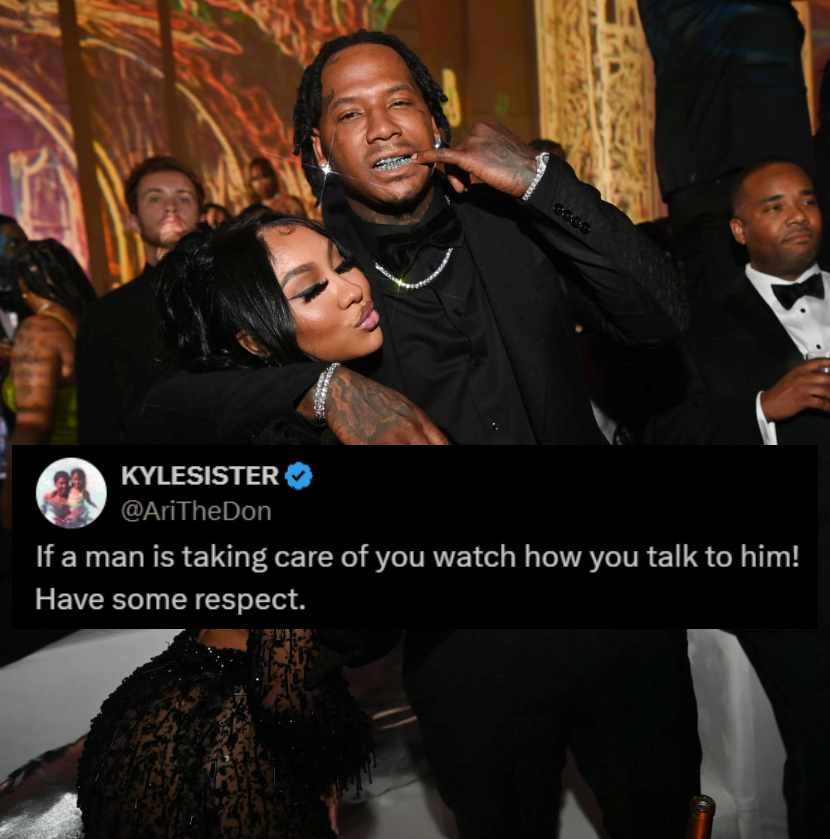 mymixtapez's tweet photo. Ari thinks you should respect a man who is taking care of you 👏 https://t.co/Tde5QhG5JL