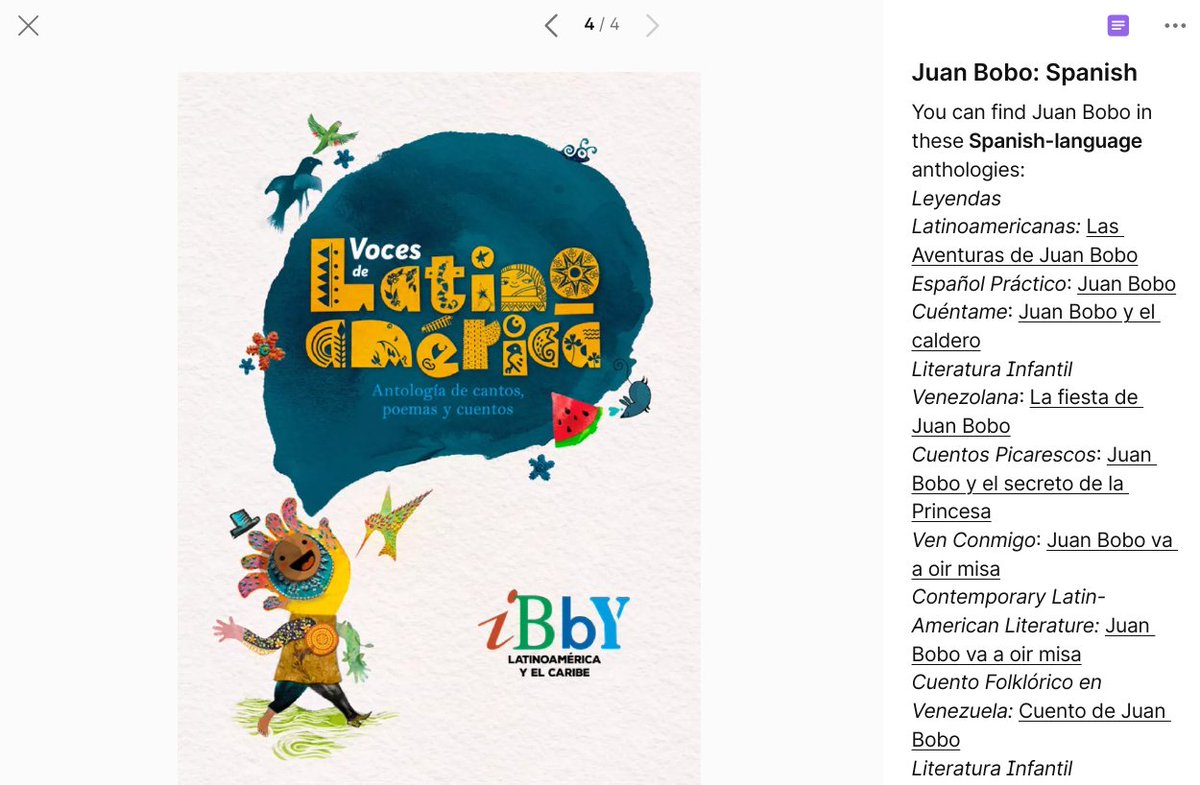 OnlineCrsLady's tweet image. gathering materials for #MYFest24 Wise Fools, I spent the morning looking for JUAN BOBO stories at @InternetArchive and what a bonanza: I found so many great stories in English AND in Spanish PLUS some bilingual editions: 
padlet.com/laurakgibbs/fo…

yay #ControlledDigitalLending!!!