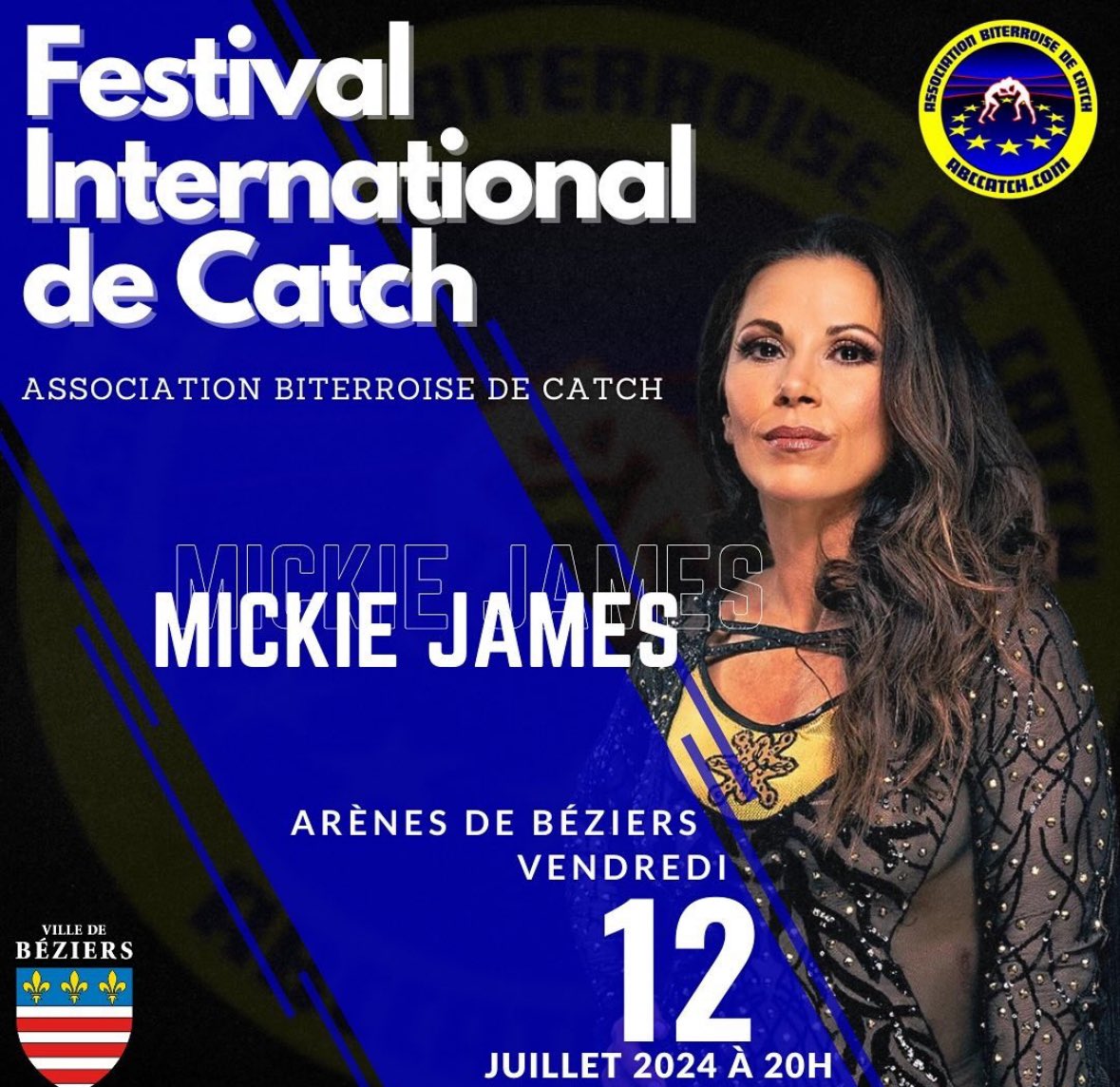 ElPep23's tweet photo. Mickie James y PJ Black son los dos primeros nombres confirmados para el Festival International de Catch 2024 de ABC el 12 de julio.
#ABCCatch @ABC_Catch @MickieJames @darewolf333 https://t.co/IfwEL1Aill