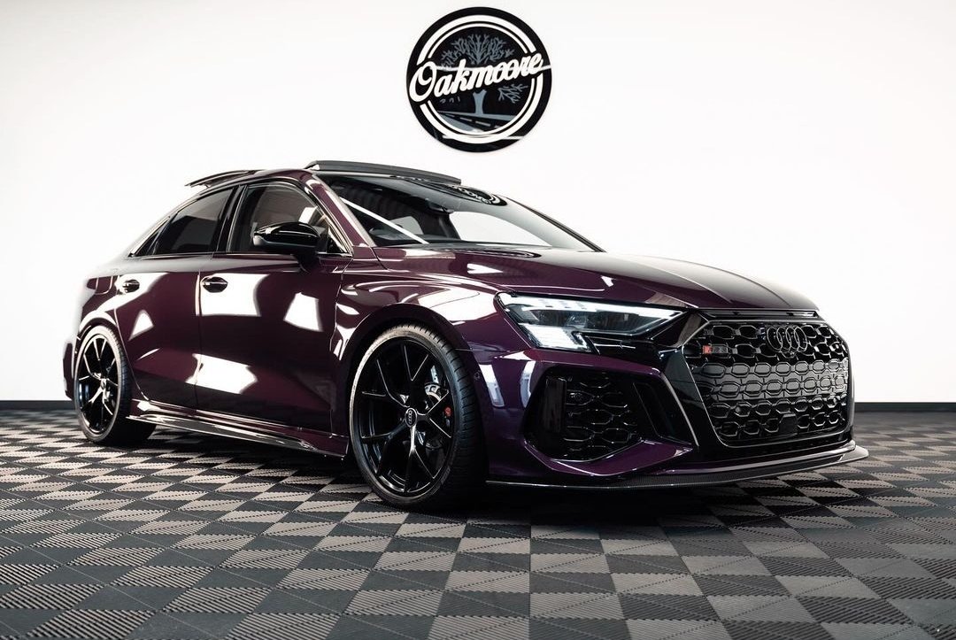 Audi RS3 spec'd in Merlin Purple