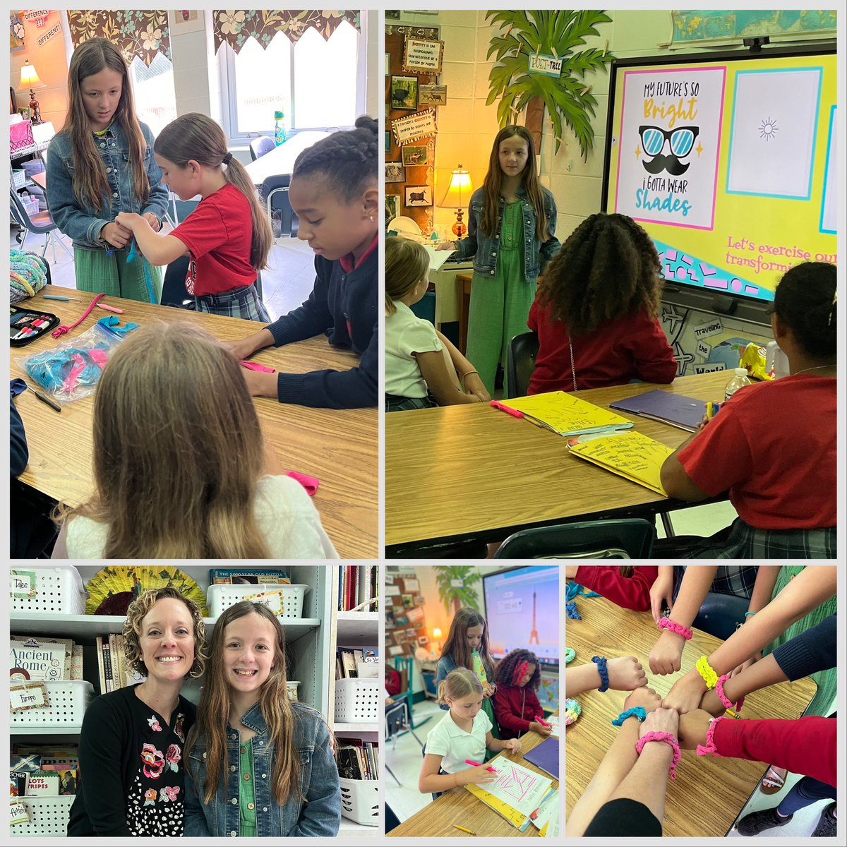 We’ve had such a fun day recognizing our “Art from the Heart” teachers of the day! Emmalyn is ready to take over the helm for our PACE classes! <a href="/MaryBAustin/">Mary B. Austin Elementary</a>