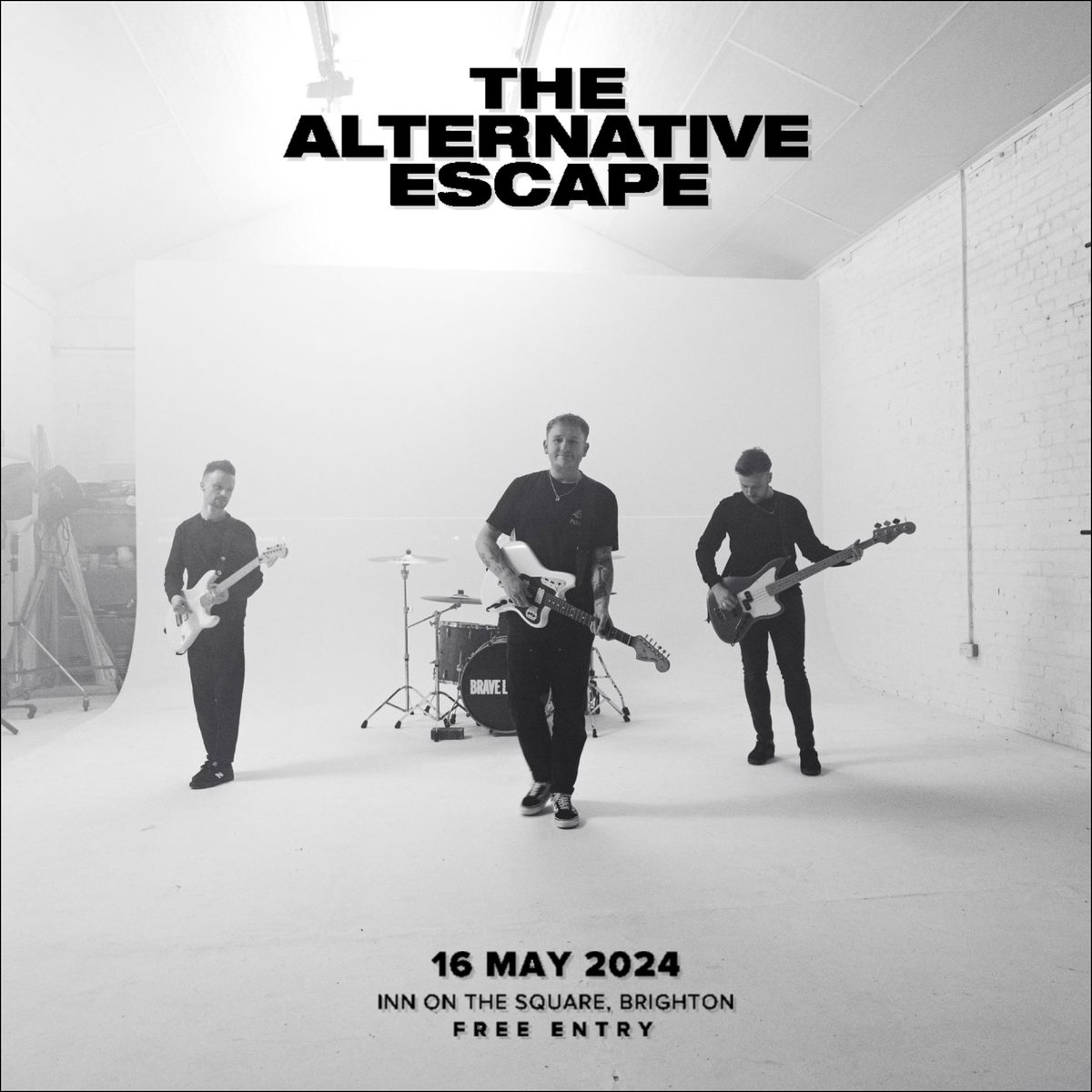 We’re coming Brighton! We land on the seaside this Thursday to play at The Inn on the Square as part of The Alternative Escape Festival. 🔥 On stage at 8:05pm and it’s free entry! No excuses. 🤝
