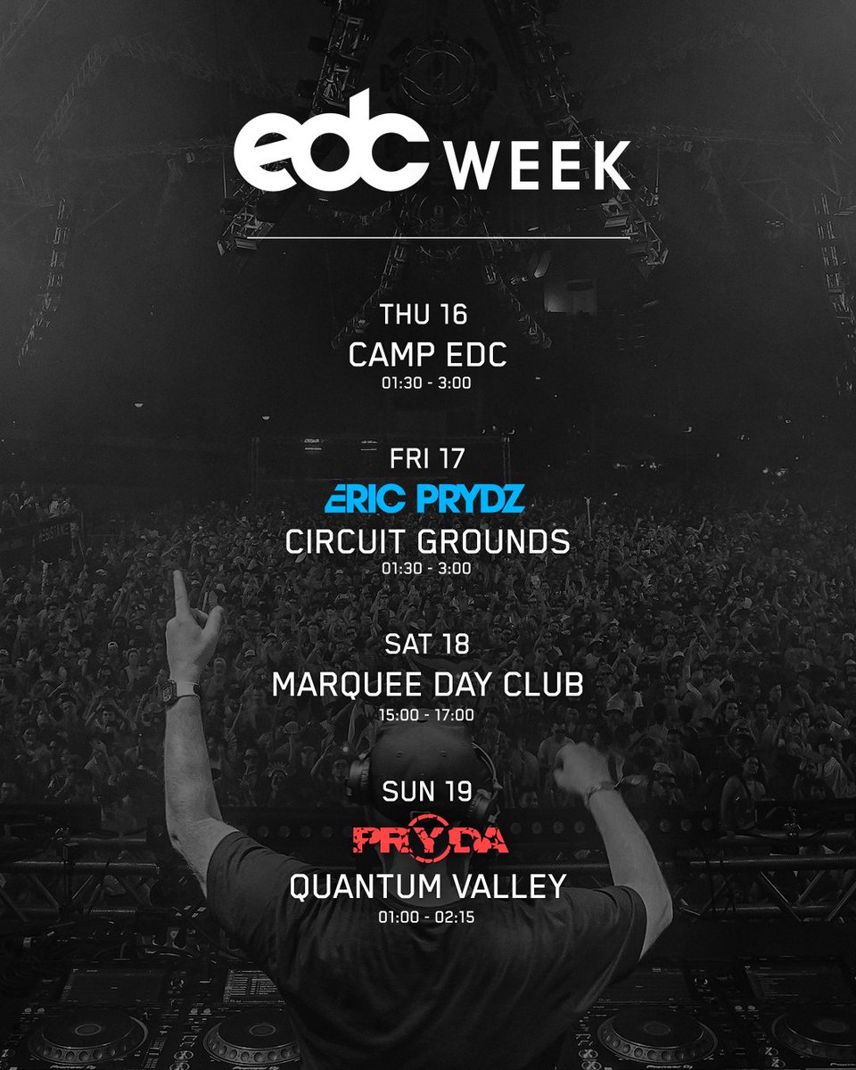 Proper weekend coming up in Vegas! @EDC_LasVegas @MarqueeLV