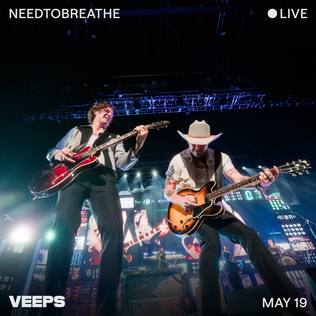 Red Rocks this weekend y'all! We can't wait, make sure you grab your @Veeps tickets now so you can tune in to watch the big night from all over 😎 veeps.events/needtobreathe