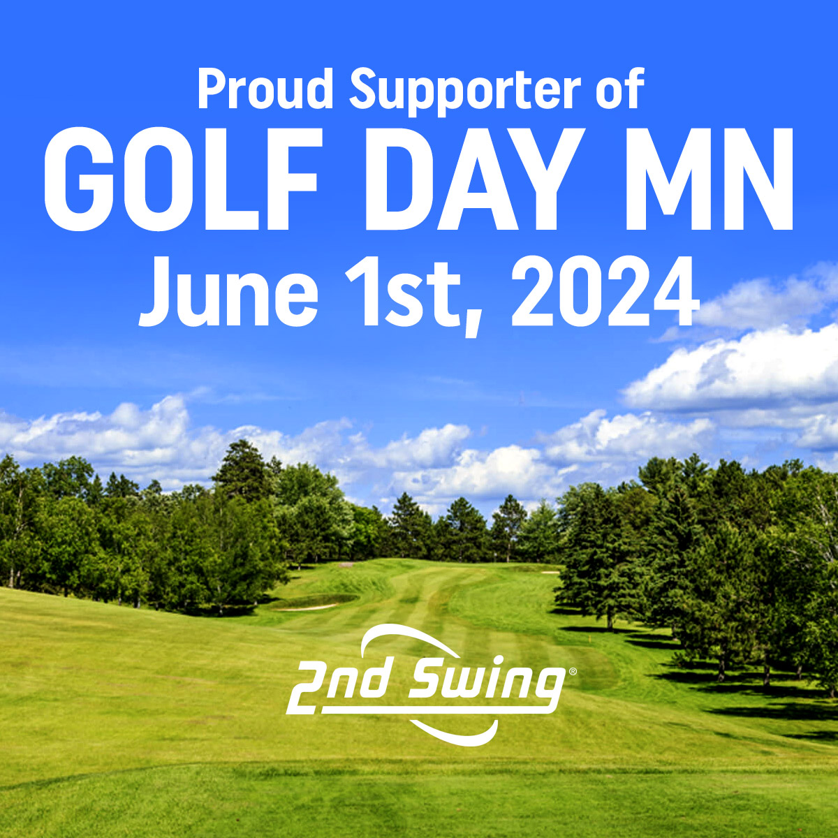 We are just 18 days away from the Inaugural Golf Day Minnesota! We can't wait! Come join us on the course and celebrate the sport we all love! Find a participating course near you here: bit.ly/4dHeM96 #GolfDayMN #2ndswinggolf #golf