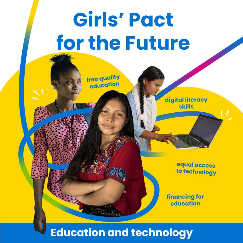 Young people - and young girls in particular - must be included in the decision making for a more equitable and sustainable future.

Ahead of #UNGA79, @PlanGlobal's Girls' Pact for the Future, calling for quality education and education financing 👏

plan-international.org/publications/g…