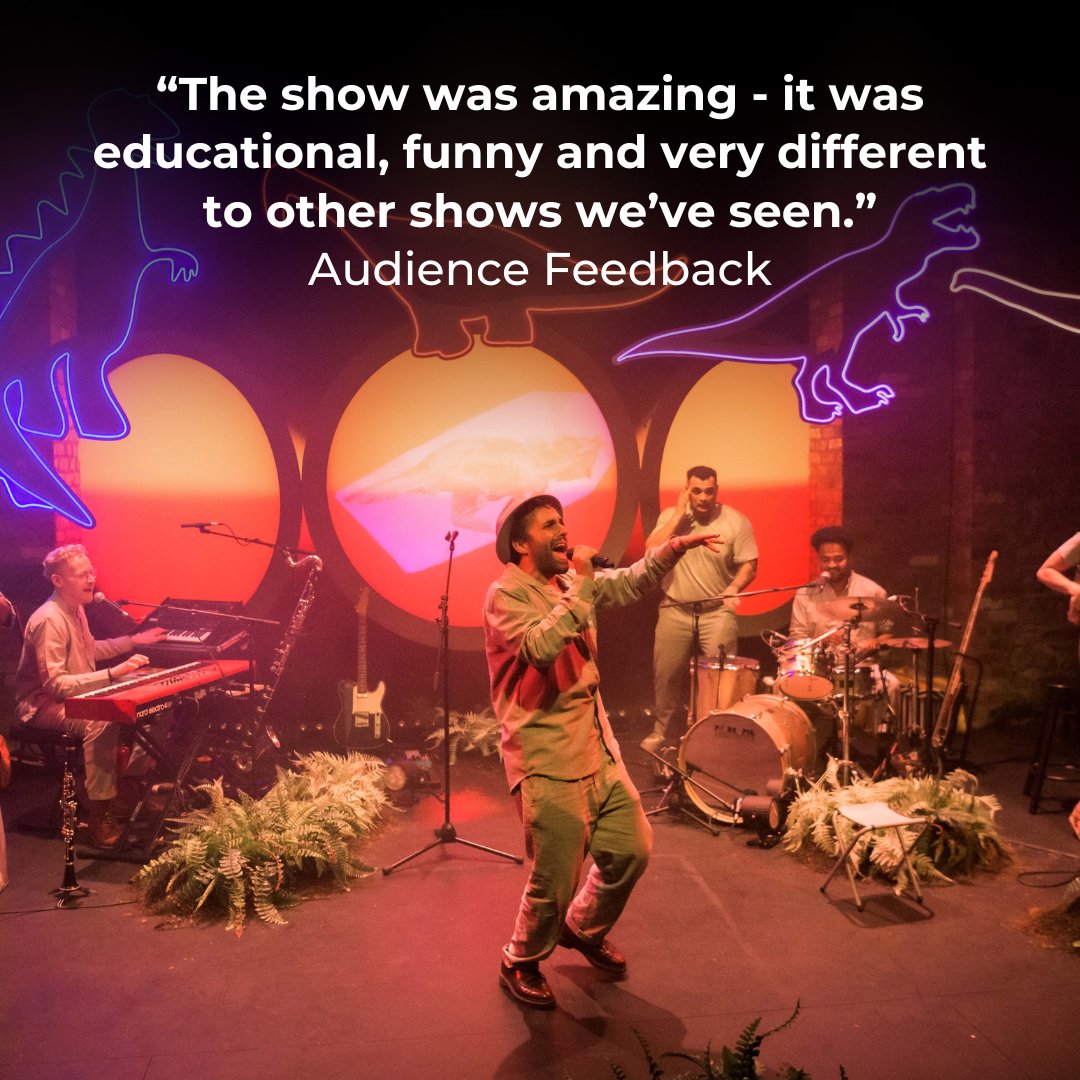 Audiences are loving The Colour of Dinosaurs 🎉 Tickets from £10 are available for all performances! @weare_otic @lloyd_coleman @domcoyote @fossil_colour.