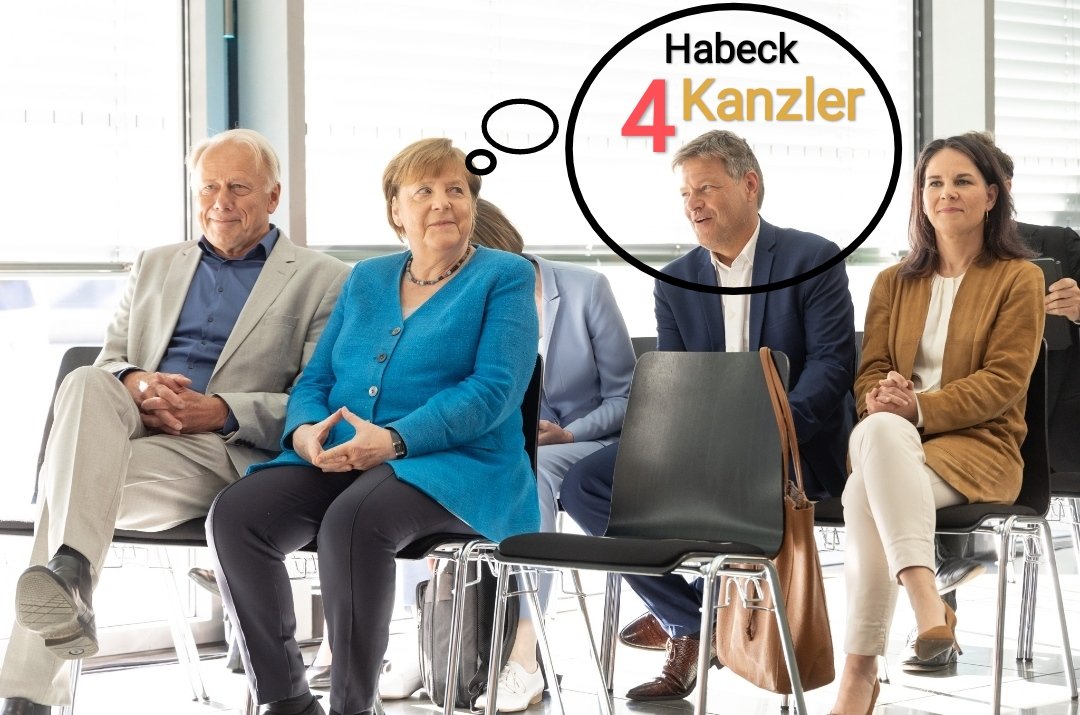 Das was Angela Merkel denkt! 👇🏼 #Habeck4Kanzler