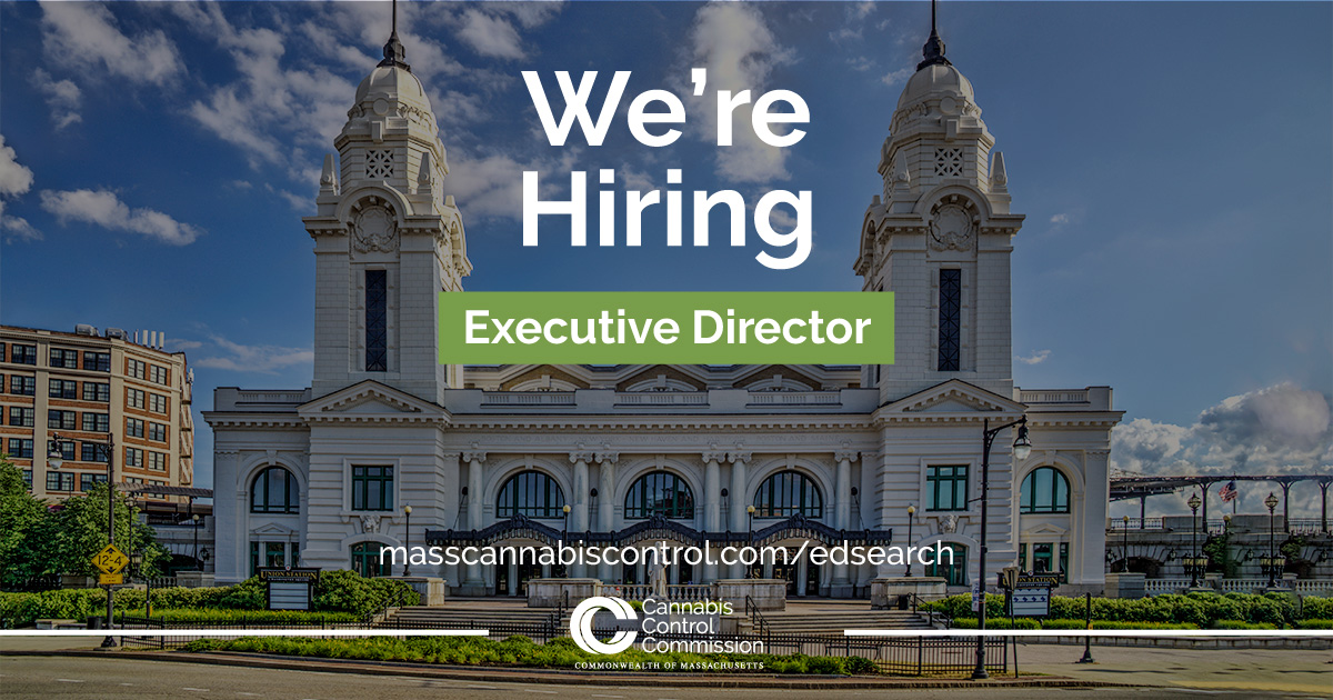 Interested in becoming our next Executive Director? Learn more about the Commission, including our commitment to encouraging full participation in the legal industry by communities disproportionately harmed by the War on Drugs. Apply by June 15, 2024! masscannabiscontrol.com/edsearch/