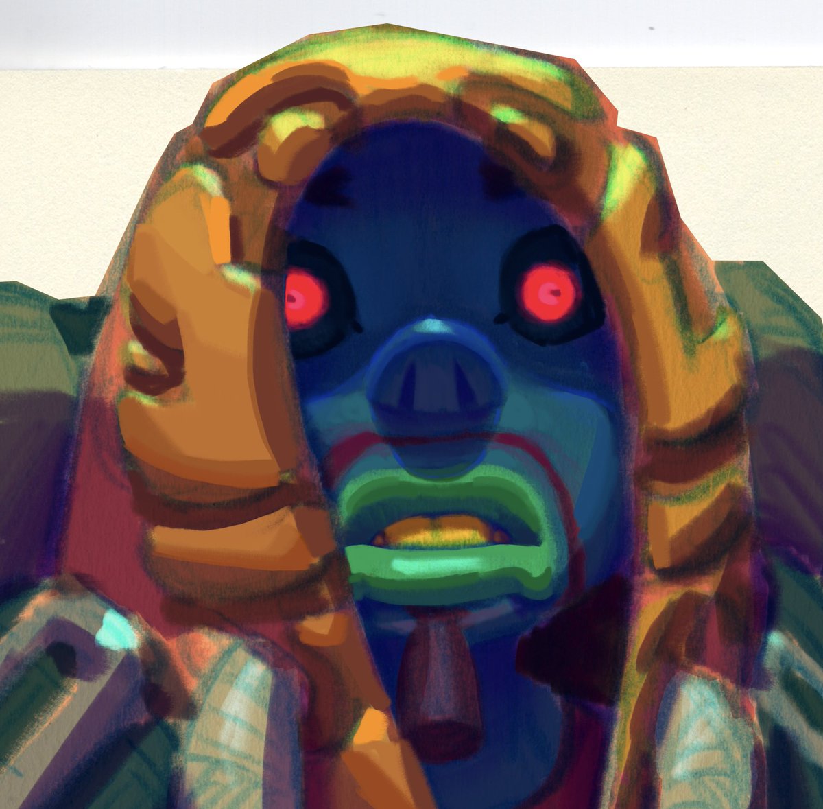 steaming doodle a #weirdface