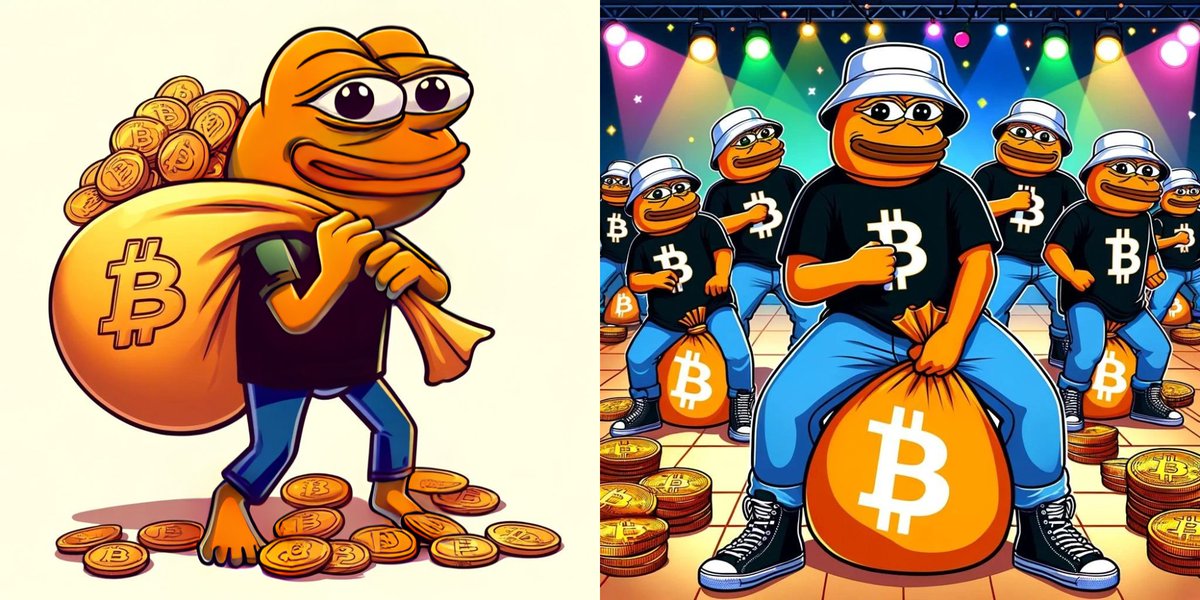 “Came for the coins, left with new friends!”

$BPEPE community rocks the buckethat

Powered by Bitcoin ($BTC)
Driven on Stacks ($STX)
#BTCPEPE