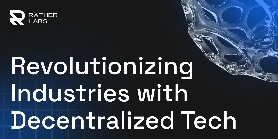 rather_labs's tweet photo. Discover how blockchain is transforming industries 🧱⛓️
Dive into our latest blog to see how decentralized technology can boost your business. Don't miss out on the future of innovation.
Read more here 🔗 https://t.co/jZnOdxt5C4
#RatherLabs #BlockchainTechnicalPartners