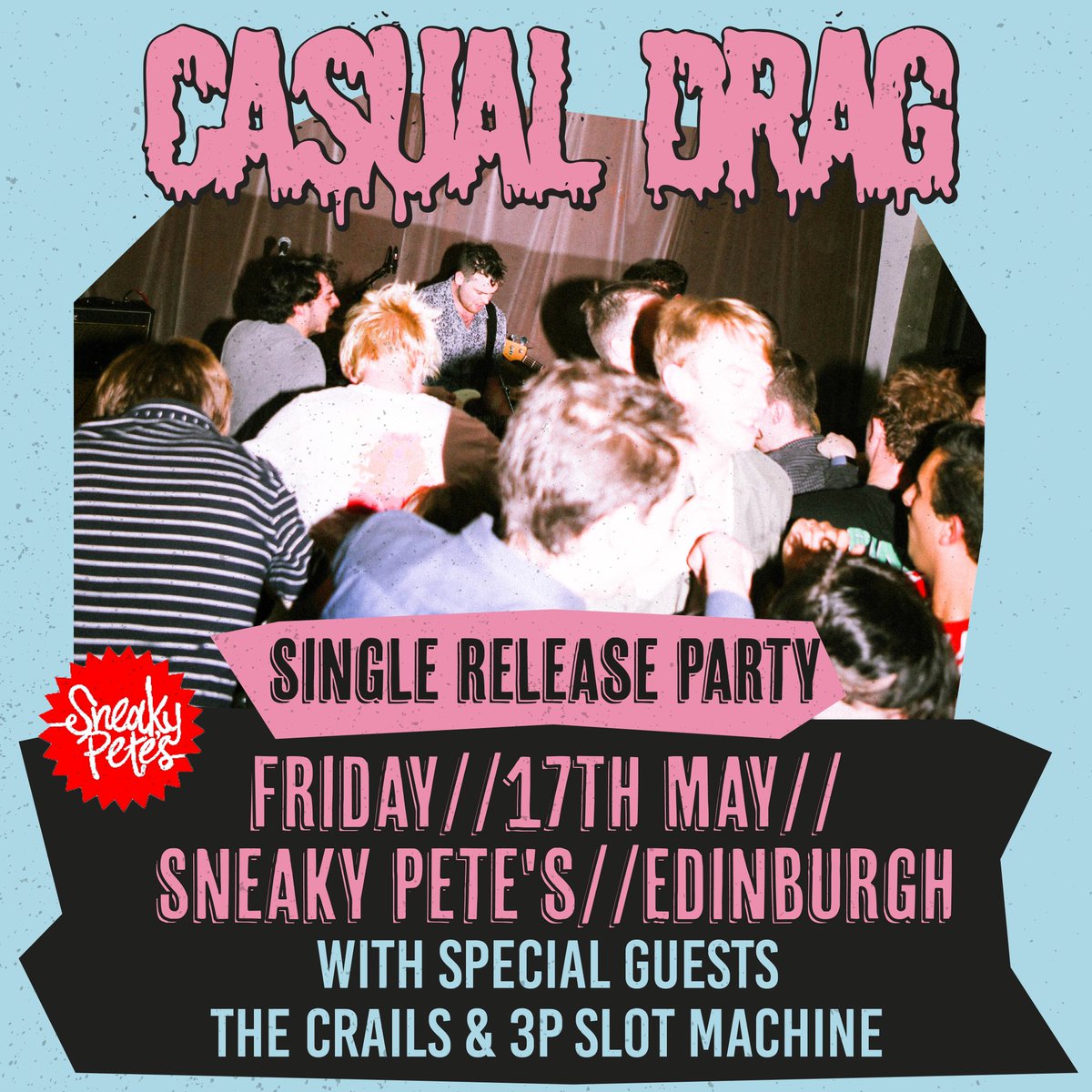 EDINBURGH!!! This Friday - We return to the best grassroots venue in the world @sneakypetesclub for our single launch party. Consider this your invitation 🖤🖤🖤 Tix here👇🏻 eventim-light.com/uk/a/62028789e….