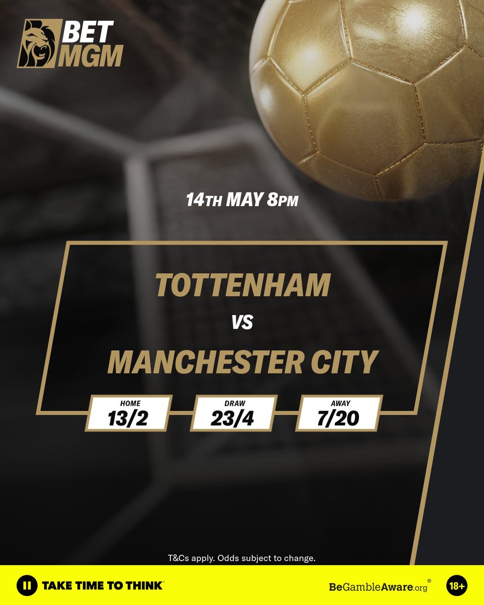▫️ Will Man City handle the pressure? ▫️ Can Tottenham keep their UCL hopes alive? ▫️ Will Arsenal be celebrating tonight? .... Or will the game end in the draw that doesn't really suit anyone 😬 𝘼𝙇𝙇 𝙀𝙔𝙀𝙎 on the Tottenham Hotspur stadium tonight 😅 #TOTMCI #MCFC #THFC
