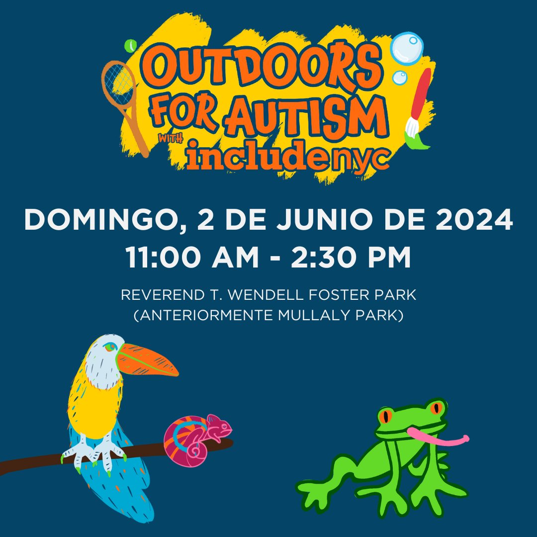 Join @TheWCS at our free Outdoors for Autism event on June 2. Explore the wonders of the rainforest with staff from @BronxZoo and @centralparkzoo. Register now: pulse.ly/kcyqp5h72f