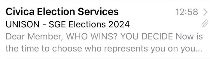 🚨It’s #TimeForRealChange in the #UNISON Service Group elections! Find your online ballot *now* and vote before 5pm this Friday 17th May. Health members in Greater London - vote for Janet Maiden, Mike Griffin & Izabella Kaminska!🗳️✅ #OrganisingToWin #UNISONSGE