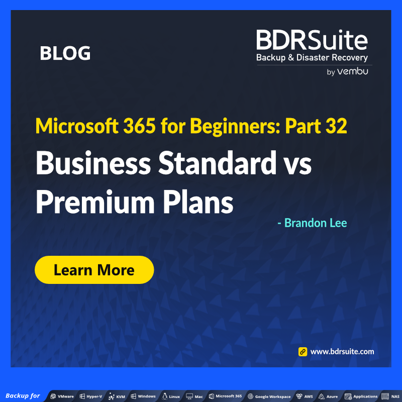 The #Microsoft 365 Business Plans provides an array of software and services designed to enhance productivity, collaboration, and security. Let’s look into the difference between #Microsoft365 Business Standard vs Premium plans zurl.co/EJCE