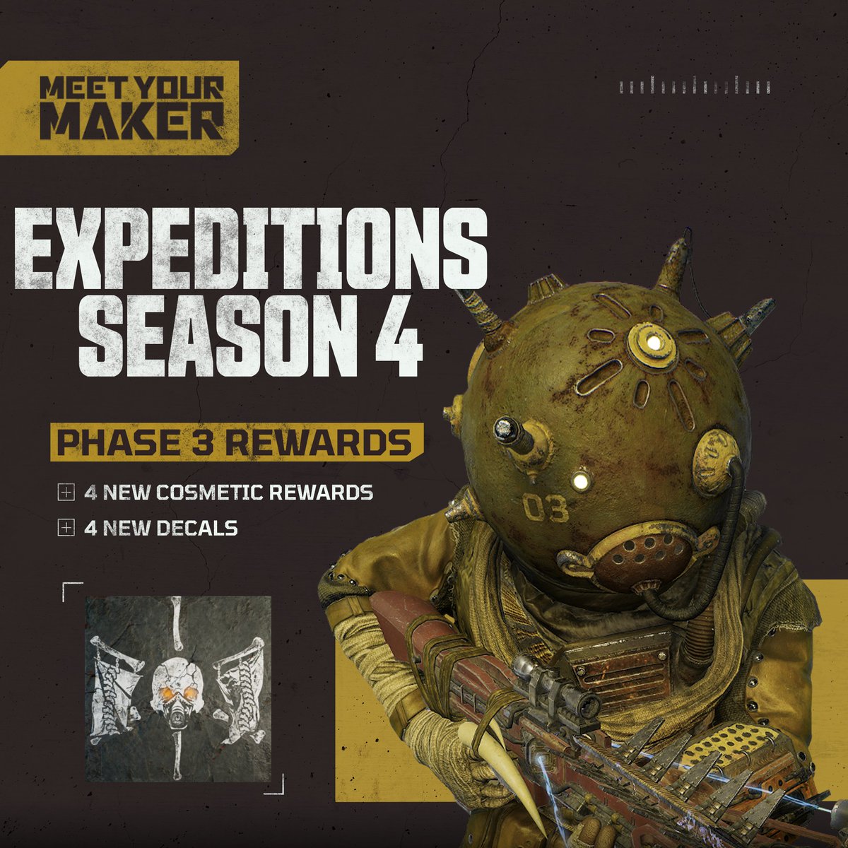 Custodians, the third and final phase of Expeditions Season 4 has begun, bringing with it an extended reward track with fresh cosmetics and decals to unlock!

With only 35 days remaining until Season 5 begins, now's the perfect time to dive into those Season 4 rewards!