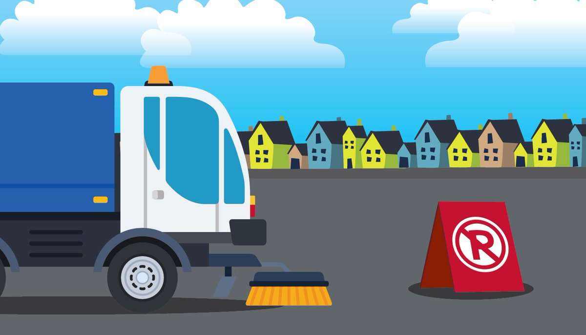 Grey Route street sweeping continues today, May 13 in: ☑️ Zone K ☑️ Zone E No Parking signs are placed at least 12 hours in advance to give you notice to move your vehicle. Remember, street sweeping takes place from 7 a.m. to 11 p.m.