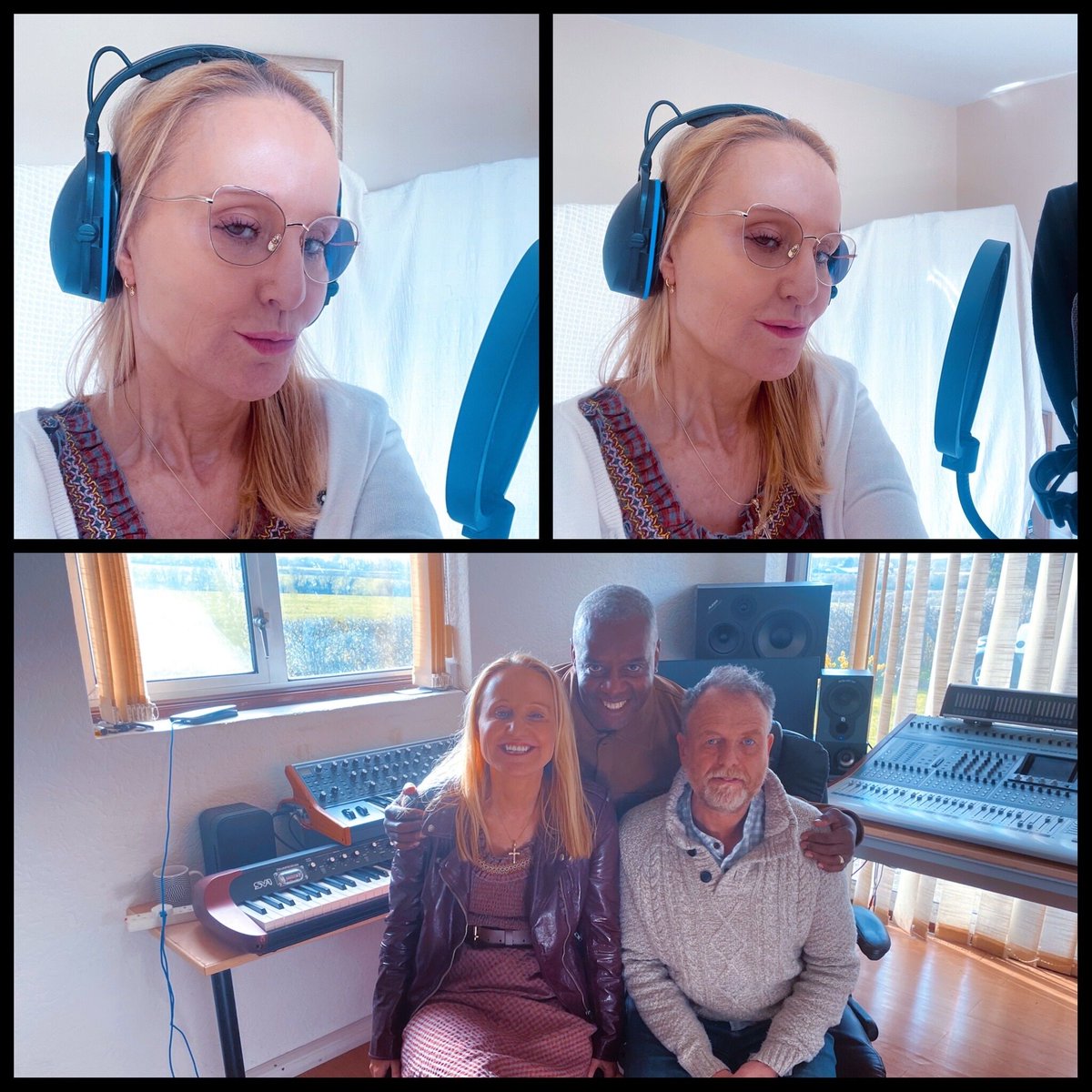 This was the day when I was in the Studio recording my vocals for Medicine Everyday with the lovely @davidgrantsays and @timOmaple. Great song! 

#Anulade #music #recordingstudio #recordingmusic