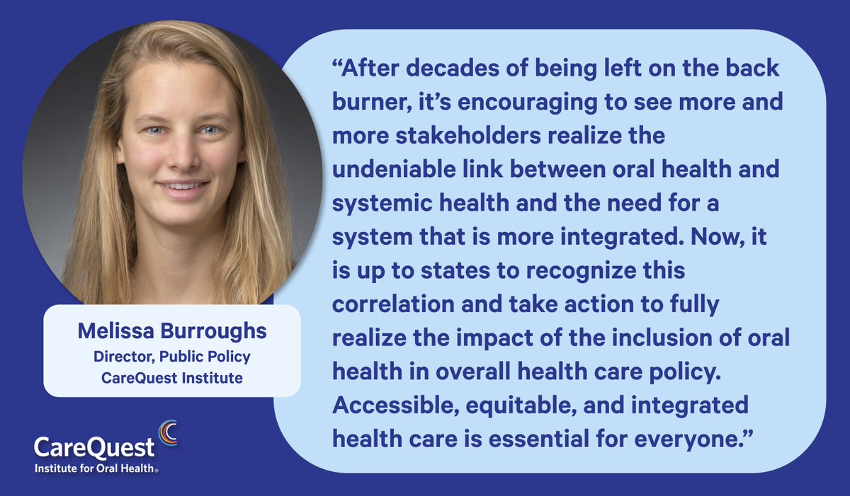 A new rule by the #Biden Administration authorizes adult #dental care to be covered under Affordable Care Act #health plans. Learn more in a recent @Health_Affairs article from CareQuest Institute’s Public Policy Director @burroughsme and @CommCatHealth. ow.ly/1qf750RARr2