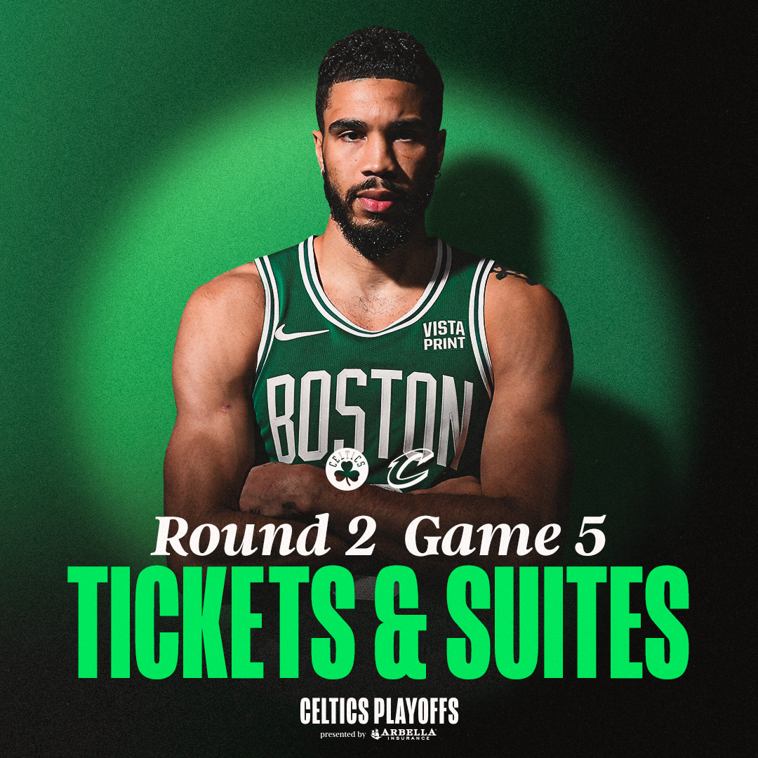 Bring the noise for Game 5 tomorrow night 🗣️ Tickets: bit.ly/3yf1Re9 Suites: Celtics.com/suites