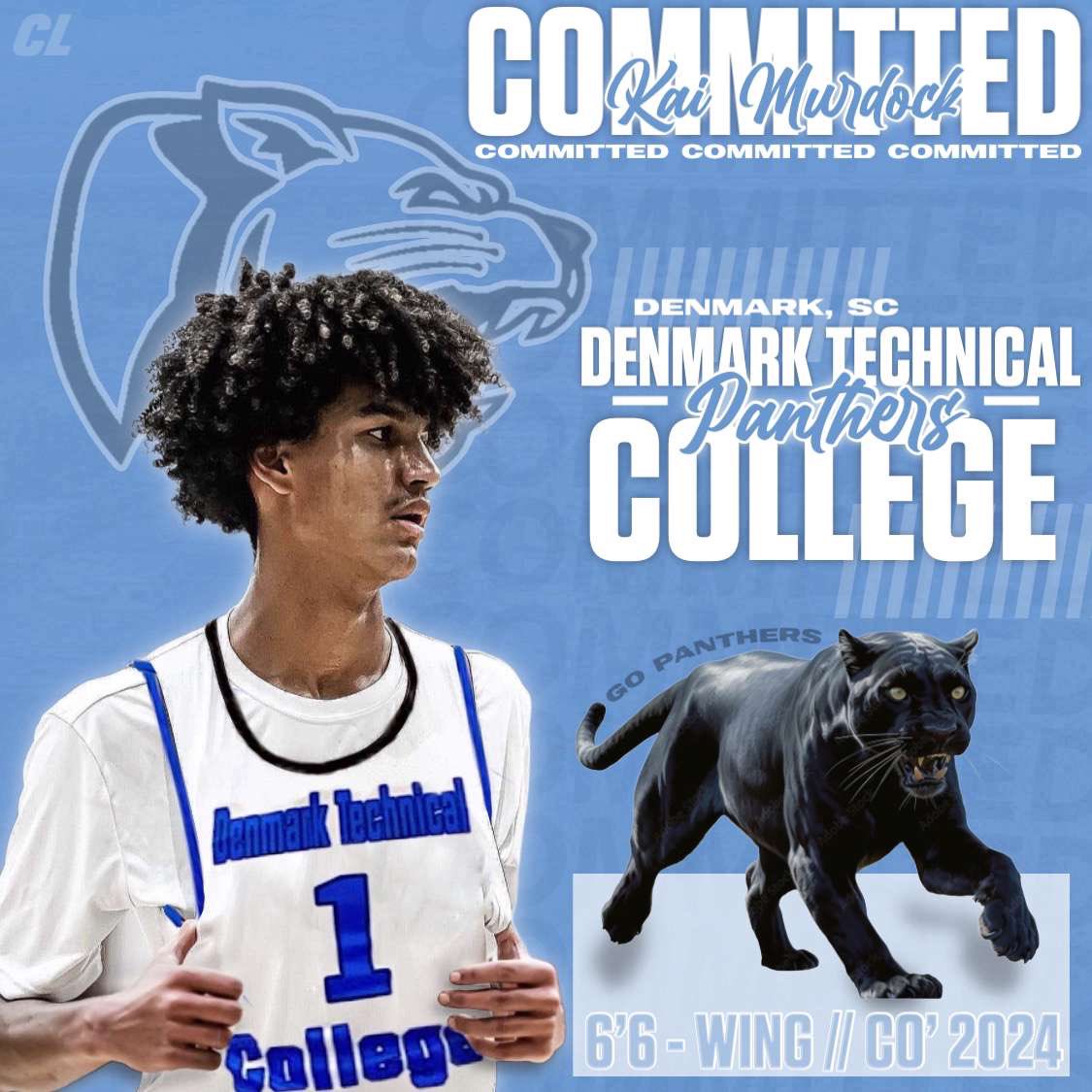 kaimani (@kaimanimurdock2) on Twitter photo Very happy and proud to announce my commitment to Denmark Technical College! Thank you to all the coaches that recruited me on this journey and also helped me get here. Not done yet!
<a href="/WandoBasketball/">WandoBasketball</a> <a href="/DTC_MBB/">Denmark Tech Men's Basketball</a> <a href="/coachscipio/">Patrick Scipio 🇹🇹</a> <a href="/LanceNorris14/">Lance Norris</a> <a href="/cccoachcraft/">Calvin Craft</a> <a href="/BigShotsSC_AAU/">Big Shots South Carolina Basketball Program</a> Very happy and proud to announce my commitment to Denmark Technical College! Thank you to all the coaches that recruited me on this journey and also helped me get here. Not done yet!
<a href="/WandoBasketball/">WandoBasketball</a> <a href="/DTC_MBB/">Denmark Tech Men's Basketball</a> <a href="/coachscipio/">Patrick Scipio 🇹🇹</a> <a href="/LanceNorris14/">Lance Norris</a> <a href="/cccoachcraft/">Calvin Craft</a> <a href="/BigShotsSC_AAU/">Big Shots South Carolina Basketball Program</a>