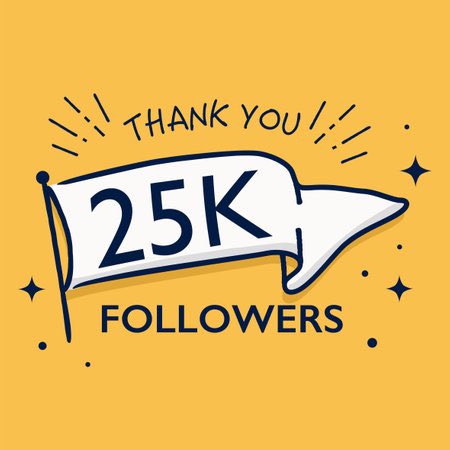 25K Followers 🧨🧨🚲

Thank You Twitter Family & #TDPTwitter ✌️💛🔥 #CycleisComing