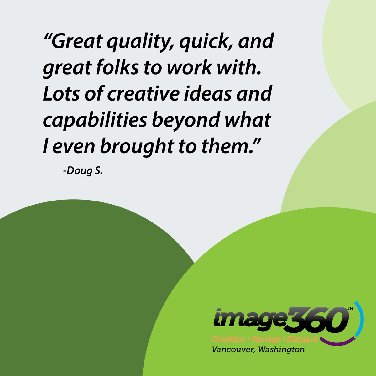 Thank you, Doug! #TestimonialTuesday
#image360 #image360vancouver