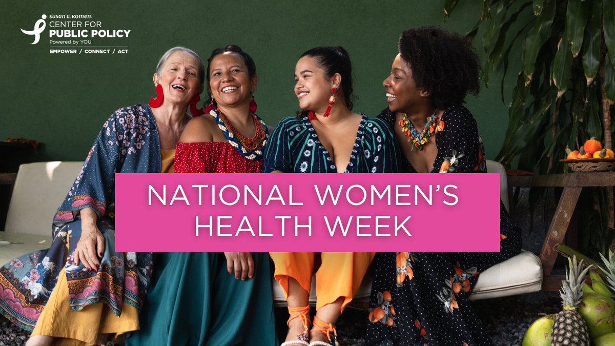 During National Women's Health Week, join us in our commitment to accelerate research, ensure access and alleviate patient burden for the #BreastCancer community! bit.ly/KomenAdvocates