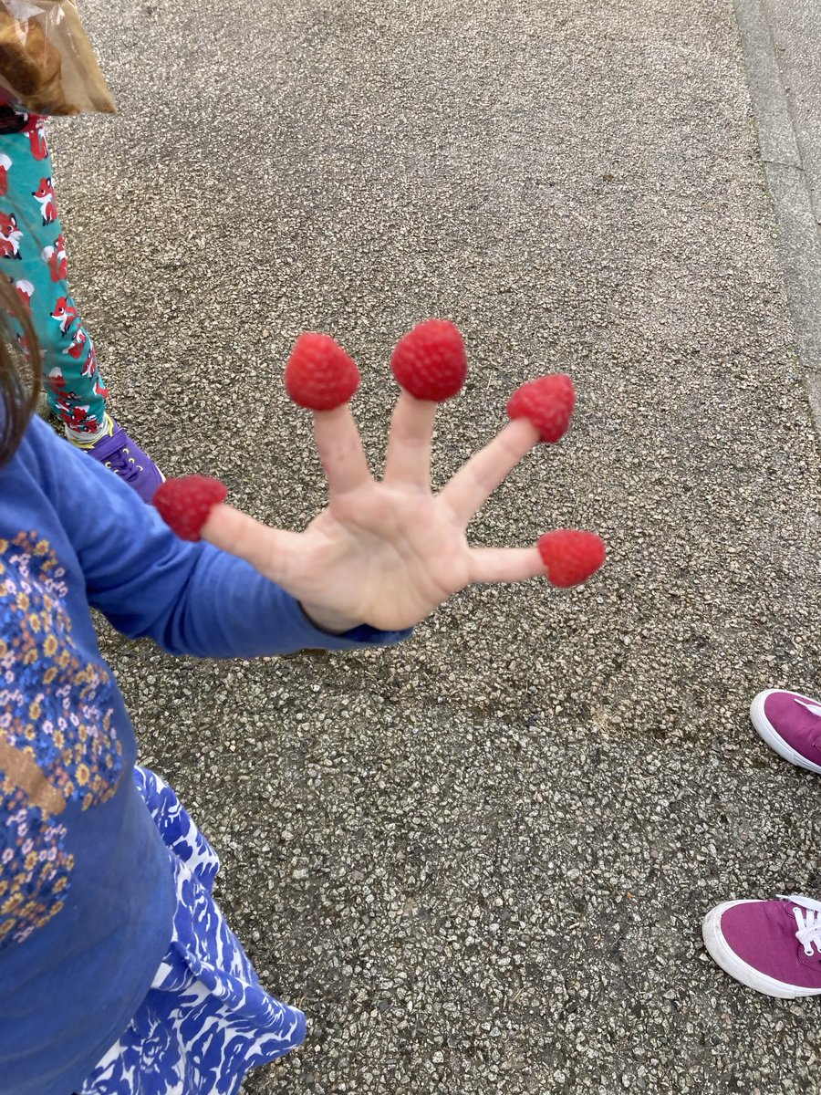 Raspberry fingers!