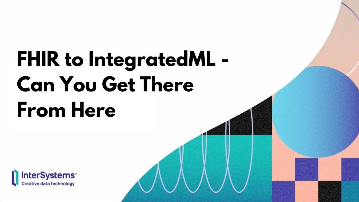 📺Watch this #video to learn how to bridge the gap between raw #FHIR data and IntegratedML predictive models in #InterSystemsIRIS 👇 community.intersystems.com/post/video-fhi… Harness the power of your health data with #AI! #GlobalSummit23
