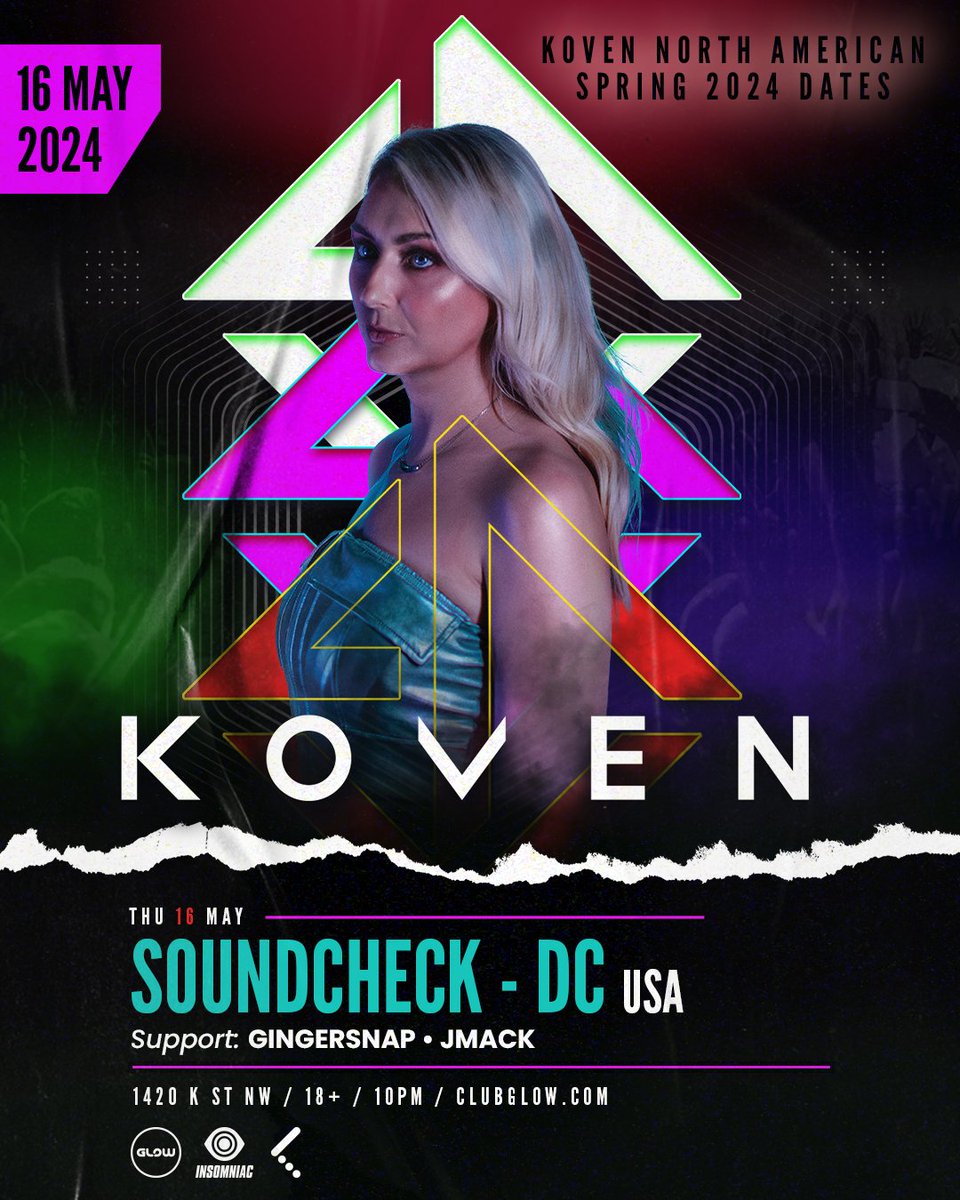 Get 𝗛𝗼𝗼𝗸𝗲𝗱 on @KOVENuk’s cinematic bass and vocals this Thursday, May 16th at #Soundcheck. 🌟🔊 Limited tickets and tables remain → bit.ly/KOVEN24