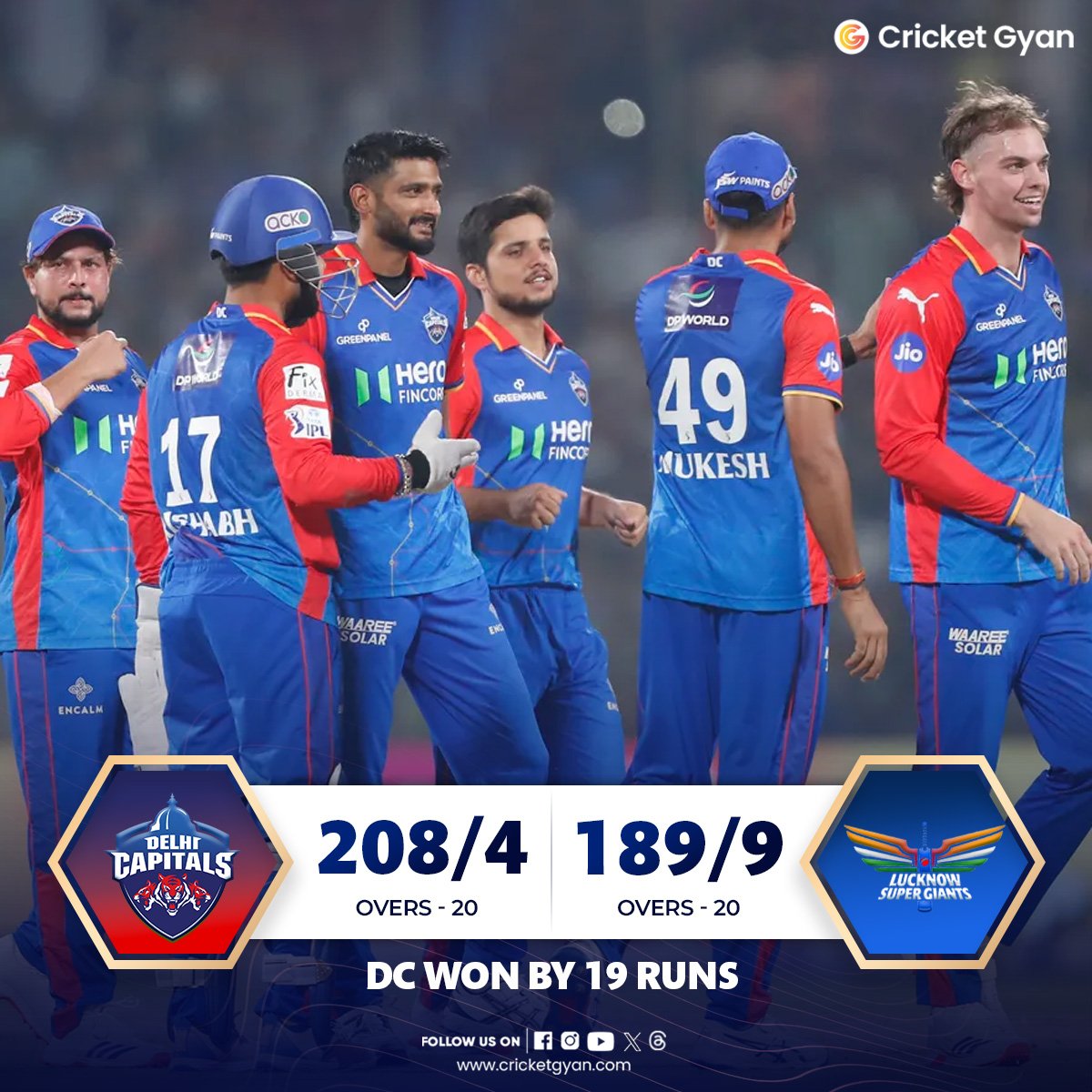 Superb win by Delhi Capitals ! DC survive Arshad Khan's heroics to beat LSG by 19 runs and stay alive in IPL 2024. . . 📷 Jio Cinema/ipl t20 . #IPL #IPL2024 #DCvsLSG #RishabhPant #cricketer #cricket #cricketupdates #cricketlatestnews #cricketgyan