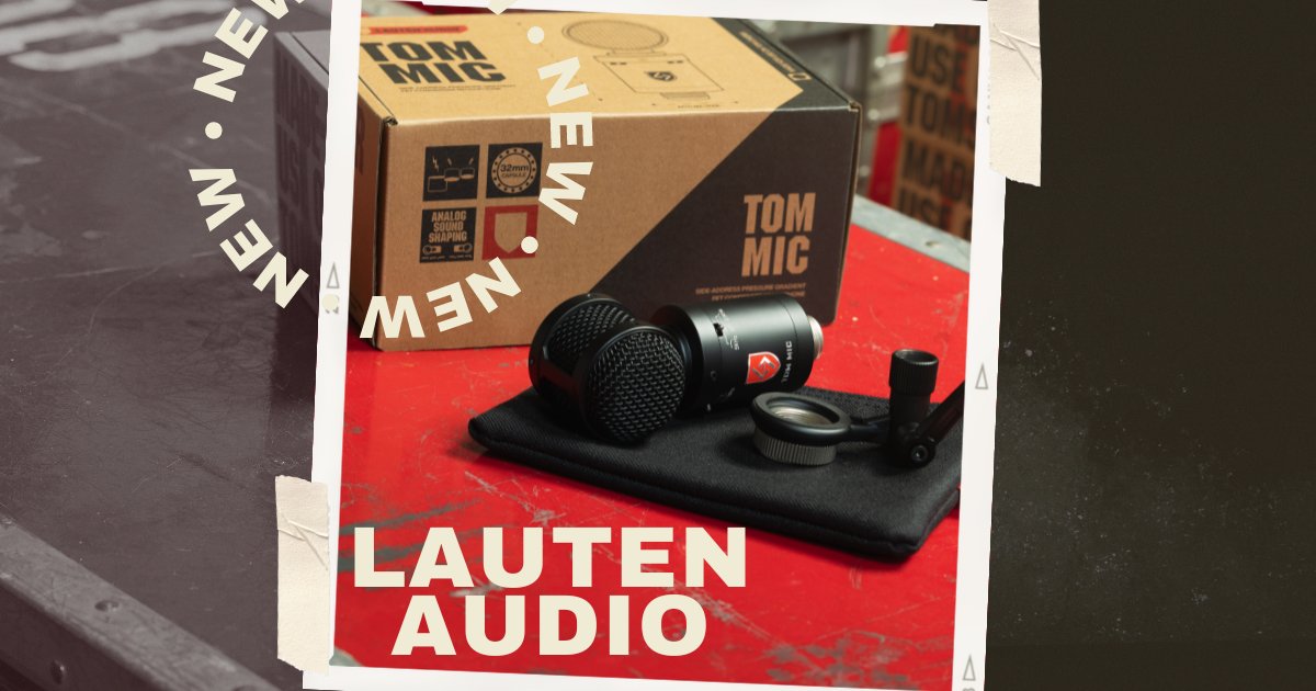 Ugh, mic'ing #drums is the WORST! But it just got a little easier with the @LautenAudio Tom Mic.

The #TomMic is the world’s first large diaphragm #condensermicrophone custom-made specifically for toms. It's the ultimate recording tool in any #drummers arsenal. #LautenAudio