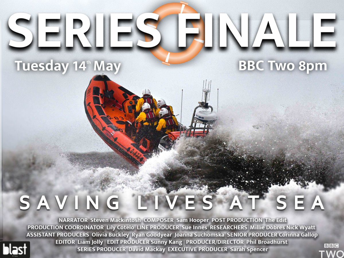 A gripping series finale, closing this outstanding series by <a href="/blastfilms/">Blast! Films</a>, documenting the brave <a href="/RNLI/">RNLI</a>  volunteers whose mission it is to save lives at sea. Full Post Production by The Edit. #bbc2 #SavingLivesatSea