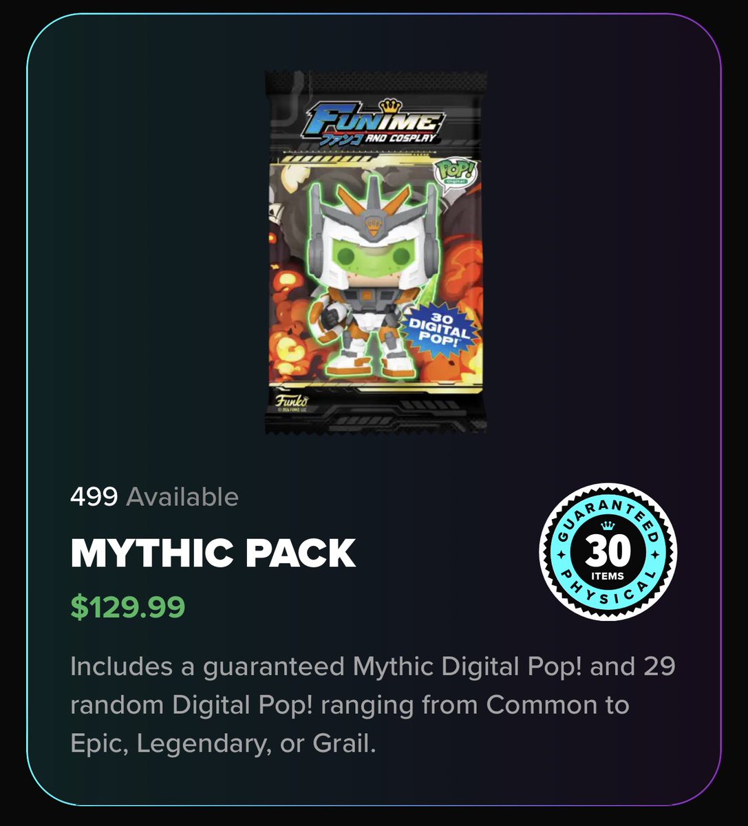 Mythic Pop has sold out!