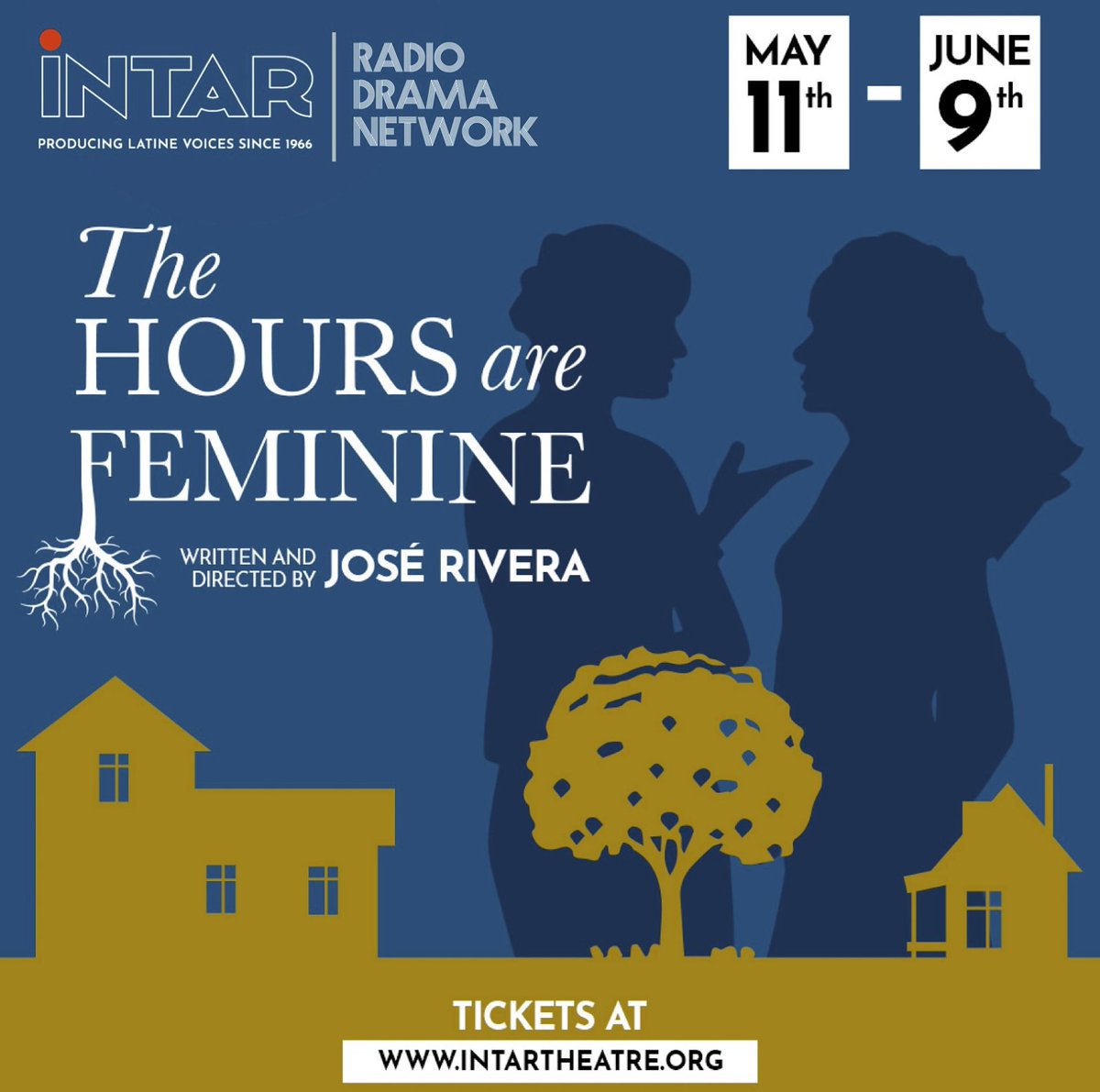 ✨Acclaimed playwright José Rivera returns to <a href="/INTAR/">intars</a>  with the highly anticipated production of The Hours are Feminine. Tickets avaiable now at intartheatre.org  

#MayTheHoursAreFeminine #JoseRivera #INTAR #offbroadway #RadioDramaNetwork