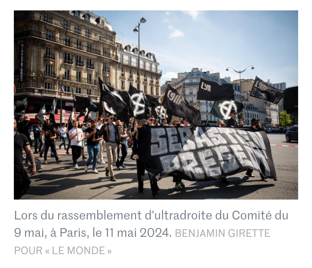 @J_Bardella On ne vous a pas entendu lorsque ces antisémites là on défilés dans Paris le 9 mai dernier.
Pouvons nous savoir pourquoi...?