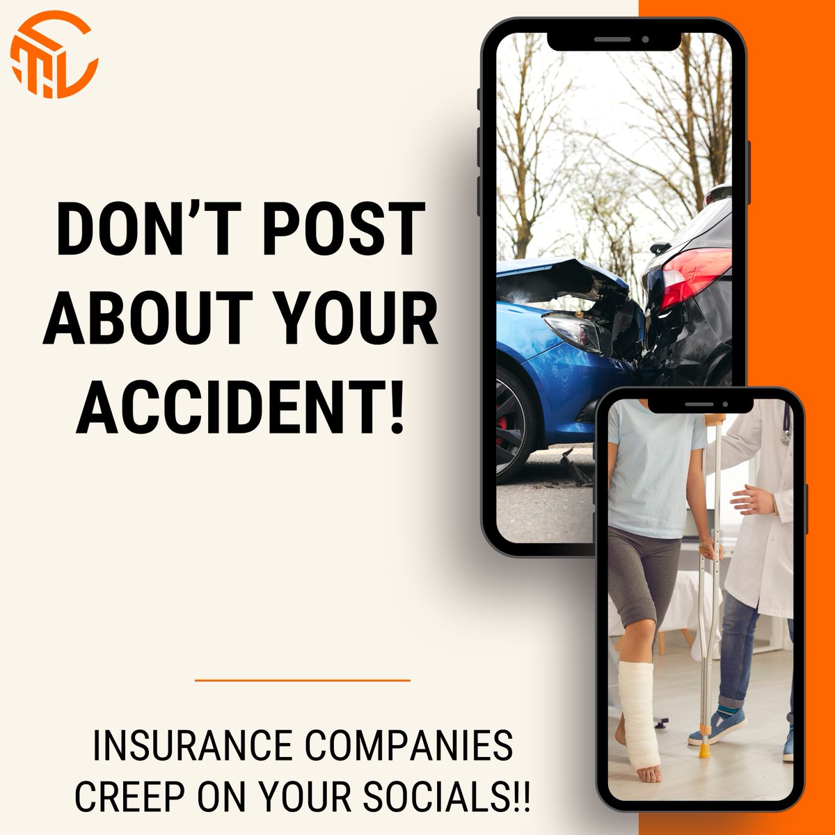 Think before you post! 📱🚫 Sharing your accident on social media can impact your personal injury claim. Protect your case by staying offline and contacting us for expert advice.

...
#lawyerthelawyer #socialmedia #personalinjury #ctlawyer  #legaltips #officialtrailer