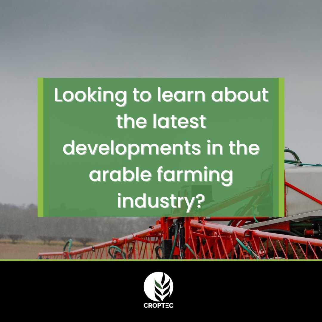 CropTecShow's tweet photo. CropTec is the perfect place to gain knowledge and insight regarding the newest and greatest developments in the industry!๐
#CropTec24 #arablefarming #arableindustry #arabletechnology https://t.co/6XrwsHNFVH