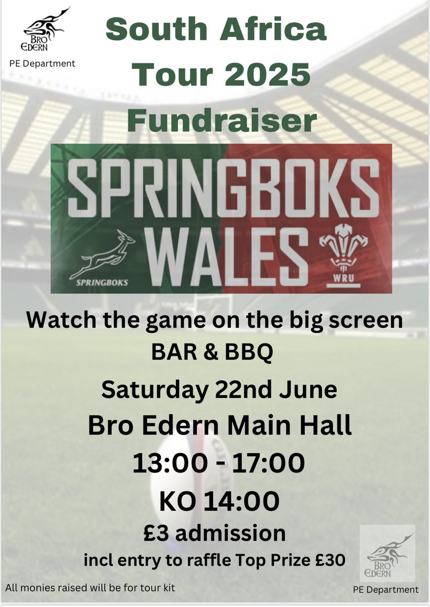 Dyddiad i’ch calendr.. rhannwch yn bell!
Date for the diary.. spread the word!