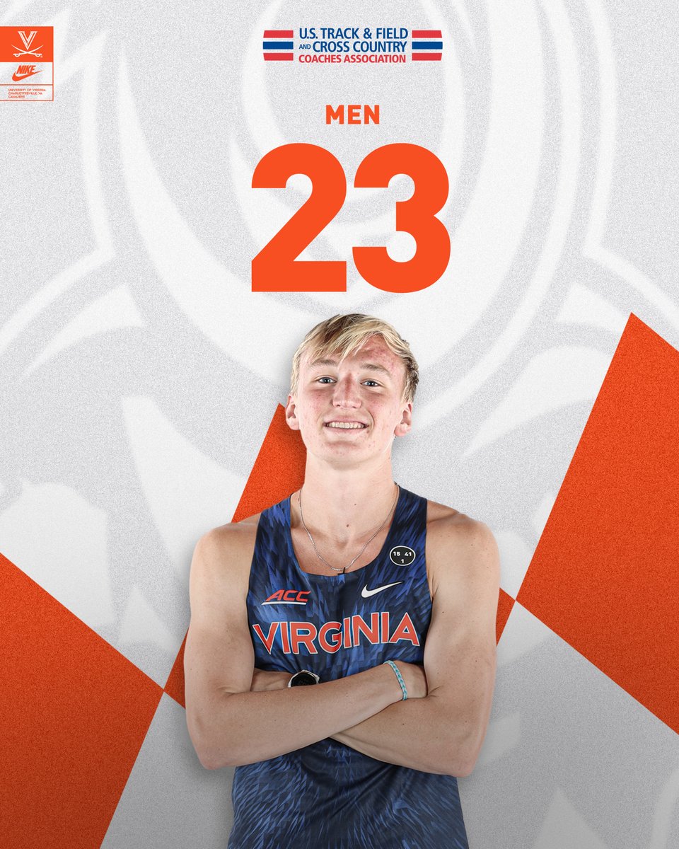 Cavaliers checking in at No.23 in the latest USTFCCCA rankings 📈 #GoHoos