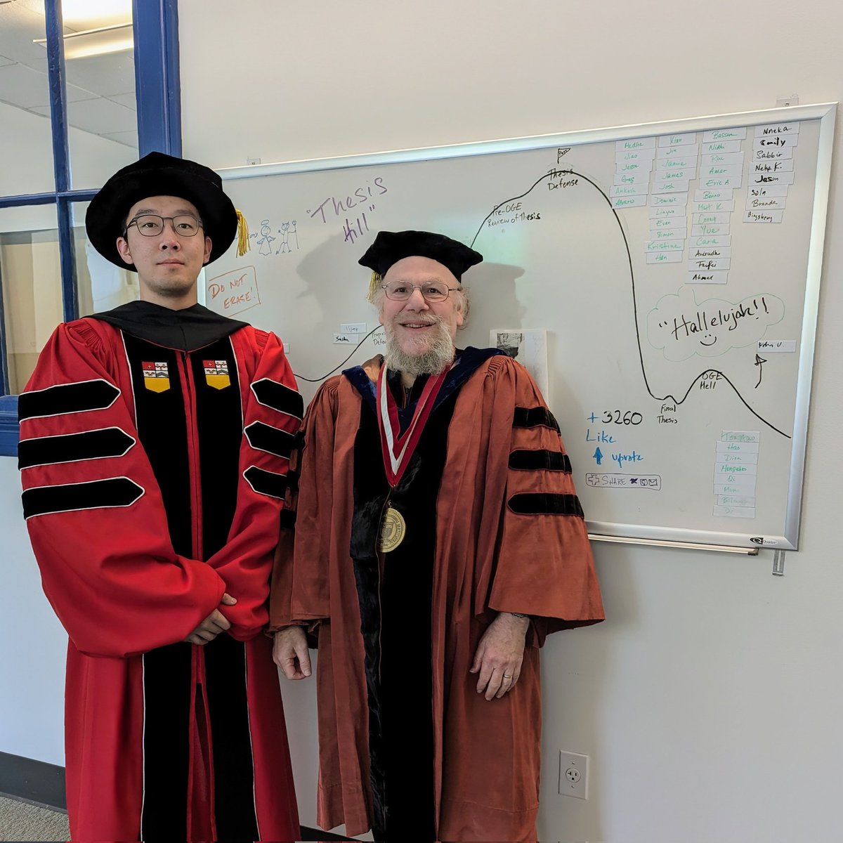Bingsheng 'Arthur' Yao (@bingshengy) on Twitter photo Thanks <a href="/jahendler/">Jim Hendler</a> for an 'informal' hooding ceremony before heading to Hawaii --> #CHI2024 Thanks <a href="/jahendler/">Jim Hendler</a> for an 'informal' hooding ceremony before heading to Hawaii --> #CHI2024