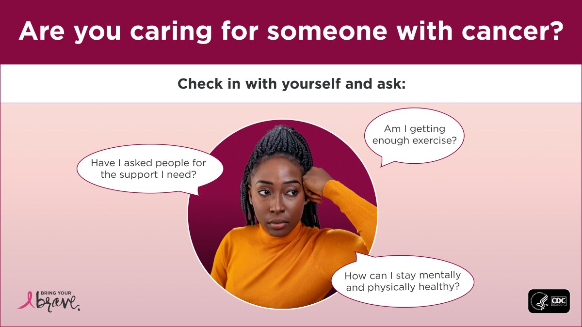 If you’re caring for a person with #BreastCancer, don’t forget to take care of yourself, too. Giving others the support they need starts with looking after your own physical and emotional health: bit.ly/BYBcaregiver