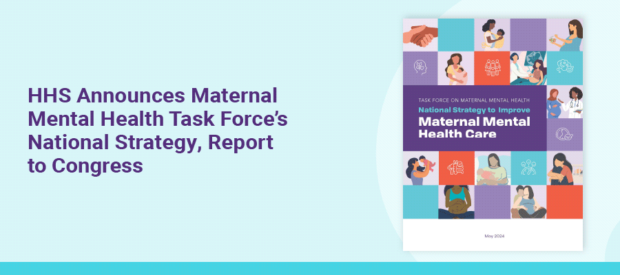 📢 @HHSGov announced the release of the Report to Congress and accompanying National Strategy to Improve Maternal Mental Health Care to address the urgent public health crisis of #MaternalMentalHealth and #SubstanceUse issues. Learn more. ms.spr.ly/6010YXgDr