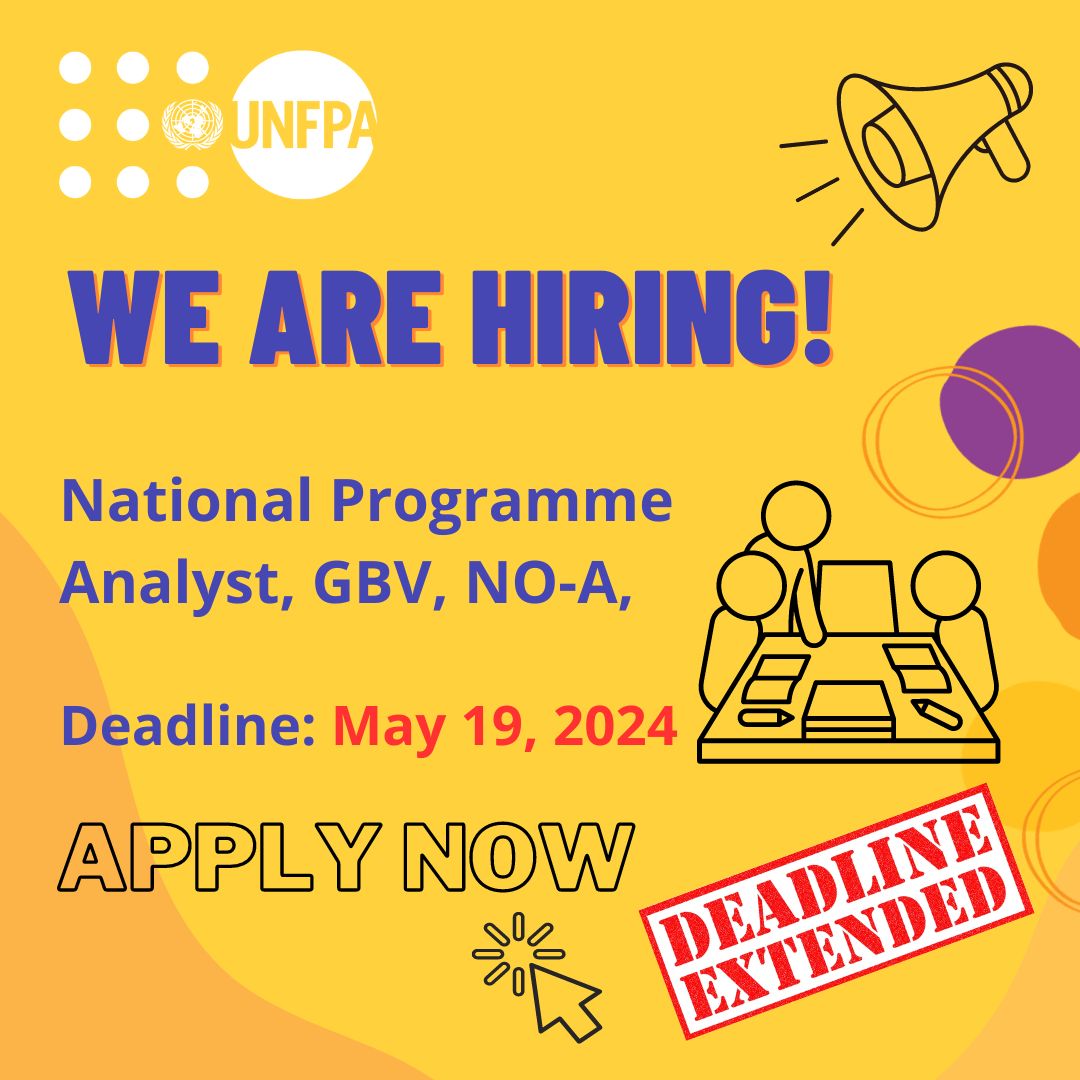 #JobAnnouncement! We are looking for Programme Analyst, GBV, NOA! Follow the link for more details about the position: unf.pa/4aRo406