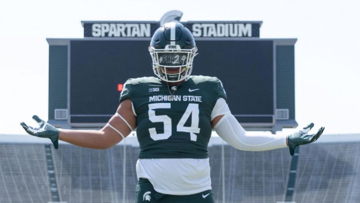Offensive lineman AJ Dennis talks decision to 'return home' to Michigan State.. “I think we are going to turn this thing back into what it should be, and that’s a competitive Big Ten team, year-in and year-out.” (On3+): on3.com/teams/michigan…