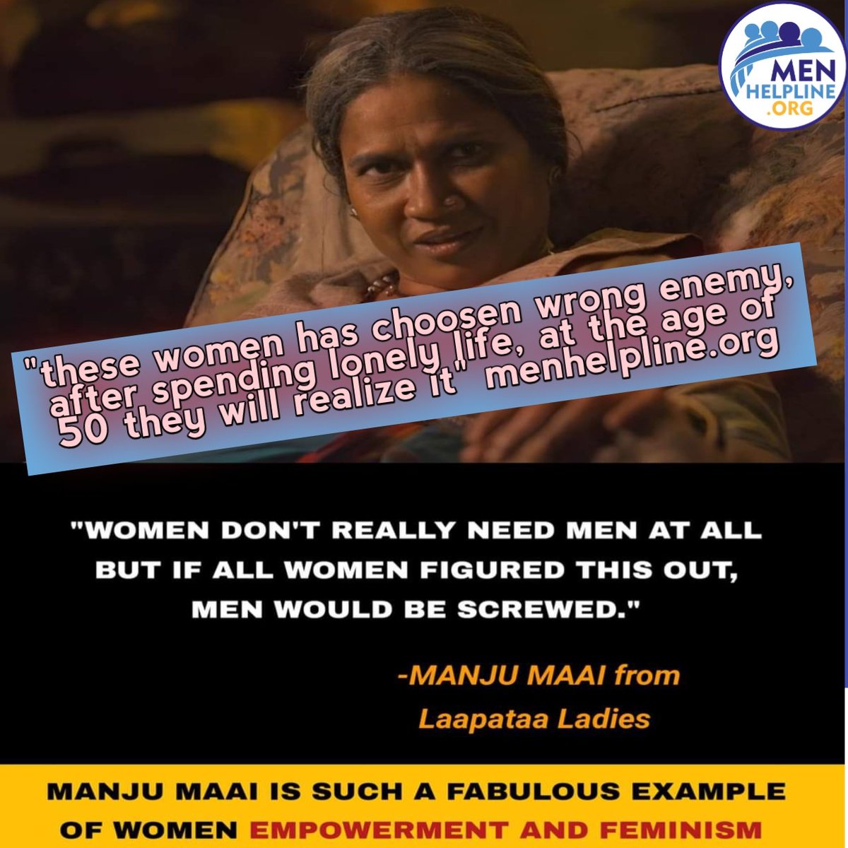 #feminist has choosen wrong enemy!!! #patriarchy #mensrights #mentoo #menhelpline #FalseCases