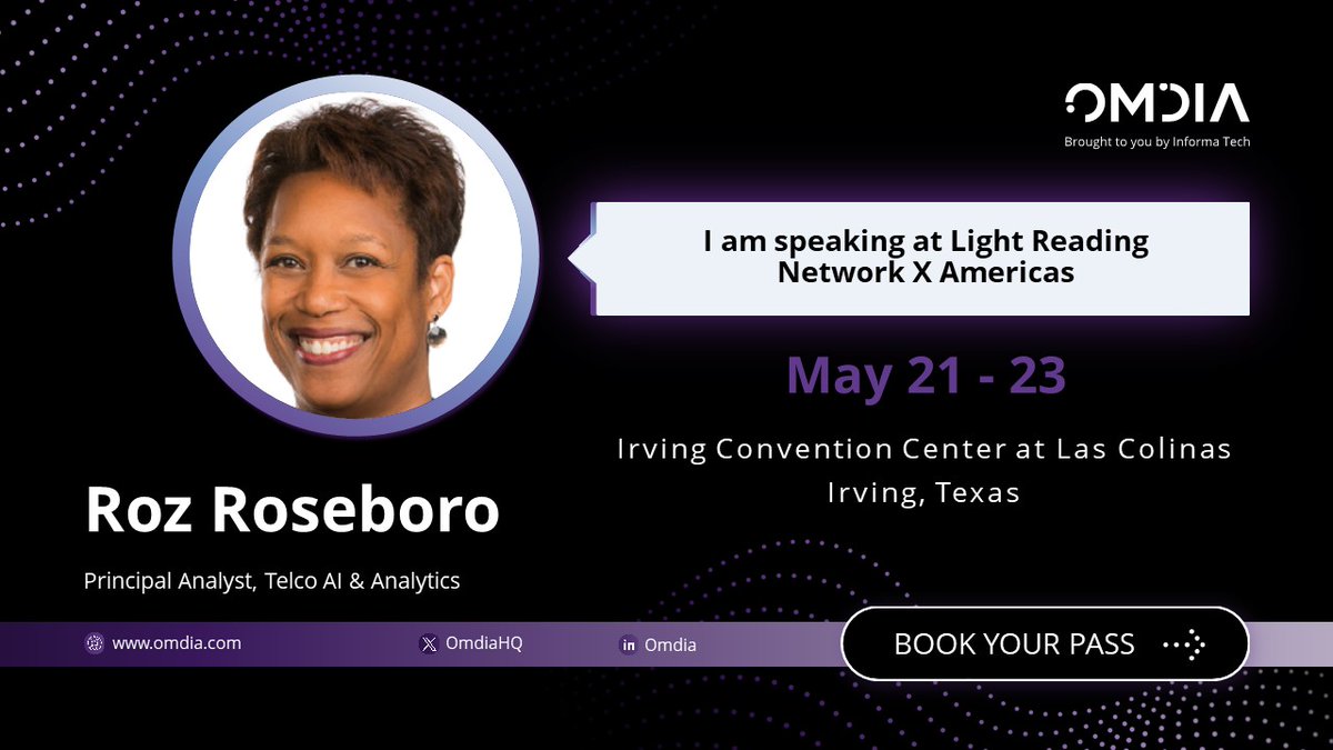 As #AI takes on a leading role in industries like #telecoms, Roz Roseboro explores its impact on human roles. Dive into Roz's article to see if #telco AI can replicate the human factor. Join #Omdia at #NetworkXAmericas next week for further insights. tmt.knect365.com/light-reading-…